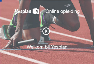 Voorbeeld van module met startscherm